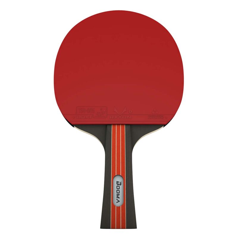 Image of the BOOMA Lightspeed Carbon ping pong paddle.